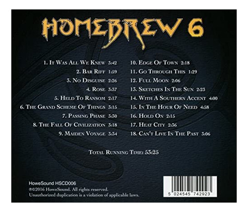Cd: Homebrew 6