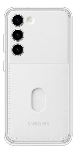 Funda Samsung Galaxy S23 Frame Efms911c Portatarjetas Csi Color Blanco