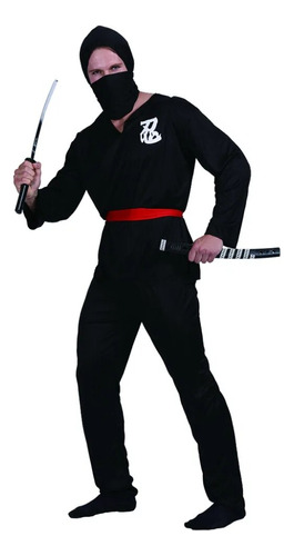 Fantasia Japonesa Masculina De Halloween Para Adultos, Ninja