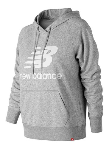 Buzo New Balance Essentials Mujer Sport Canguro Wt91523