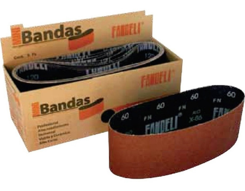 Lija De Banda 4x24 Para Madera X-86 Alo (50pzs)