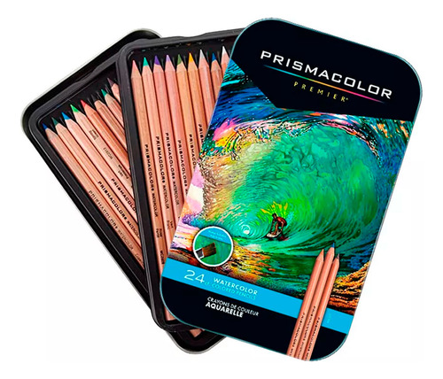 Lápices De Color Acuarelable Prismacolor Premier 24 Colores