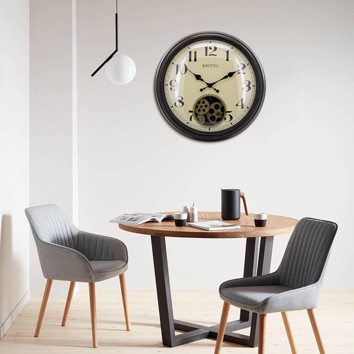 Reloj De Pared Grande Con Engranajes Móviles Reales, Reloj I