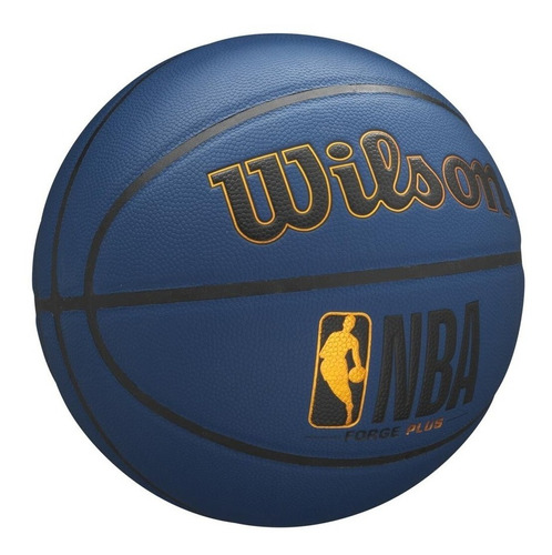 Balón Basketball Baloncesto Wilson Forge Plus Nba #7 Color Deep Navy