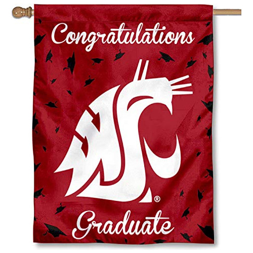 Banderín De Graduación De Washington State Cougars