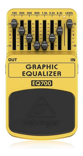 Pedal Behringer Eq700 Graphic Equailizer