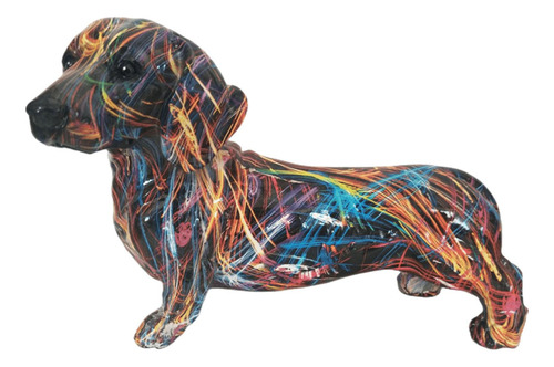 Escultura De Perro, Adorno De Perro Salchicha, Artesanía De