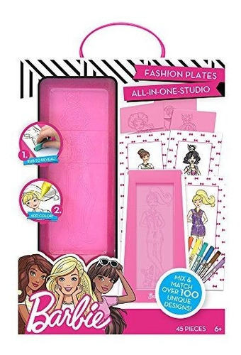 El Kit De Placas De Barbie By Horizon Group Usa, Color, Dise