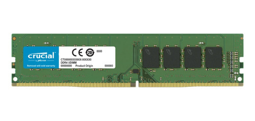 Memória Crucial 8gb 2666mhz Ddr4 Cl19 Ct8g4dfs8266