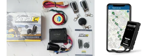 Combo Alarma Moto Ultra Xt21c Proximidad + Gps Mosat Pro 4g