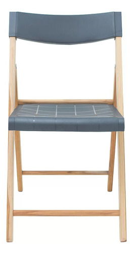 Cadeira De Madeira Teca Com Assento Grafite Tramontina 
