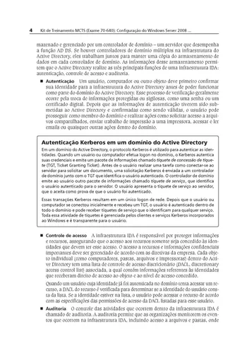 Kit de capacitación para el examen MCTS 70-640: Windows Server 2008 Configuración: Active Directory, de Holme, Dan. Microsoft Editorial Bookman, tapa blanda en portugués, 2013