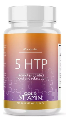 Suplemento En Capsulas 5 Htp Triptofano Gold Vitamin Usa 
