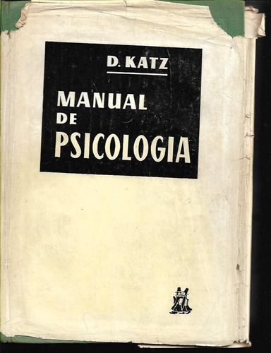 Manual De Psicologia / D Katz / Z22