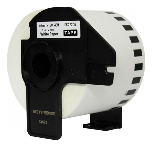 Fita Etiqueta Compativel Ql800 Ql-800 Ql-810 Ql-700 Dk-2205 Branco