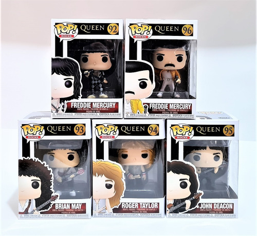 Funko Pop! Rocks Queen Set Com 5 Figuras Tk0a