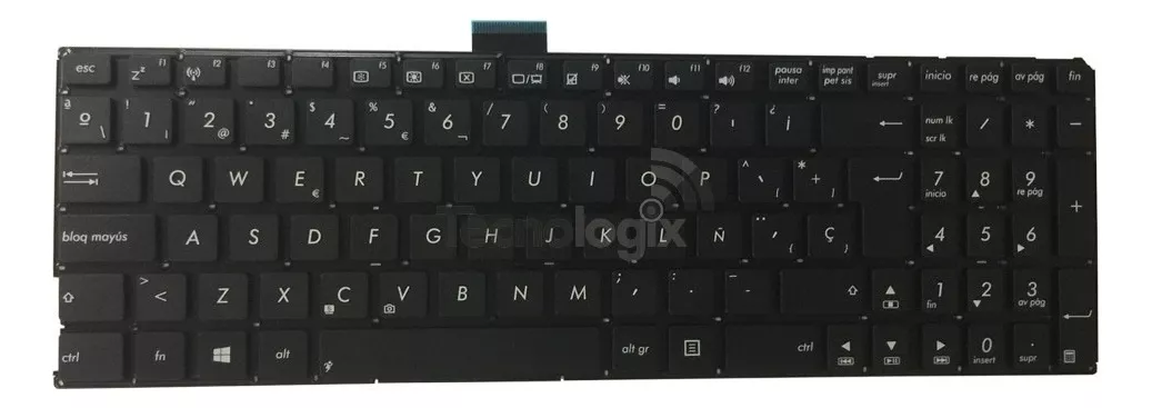 Primera imagen para búsqueda de teclado asus vivobook