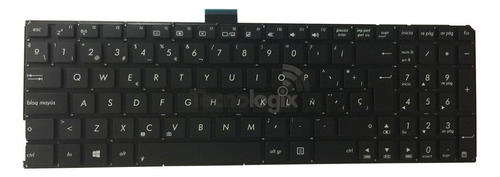 Teclado Asus ASX553MES Color Negro Español