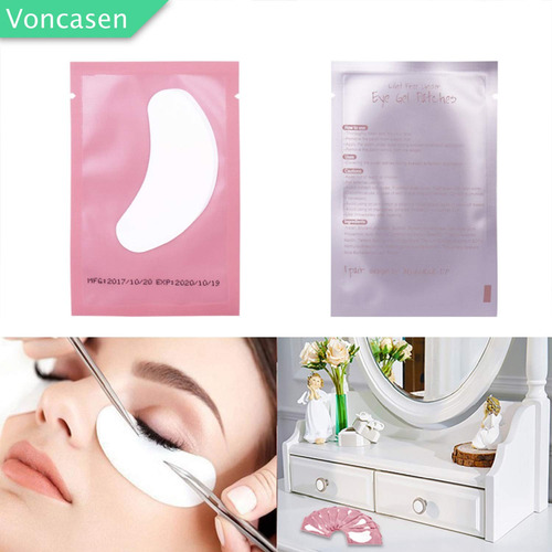 100 Pairs Set Gel Pads For Eyelash Extensions, Comfy And Coo