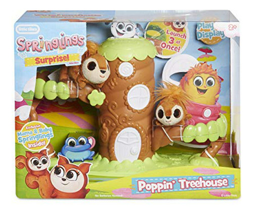 Little Tikes Springlings Surprise Poppin 'treehouse Set Con 