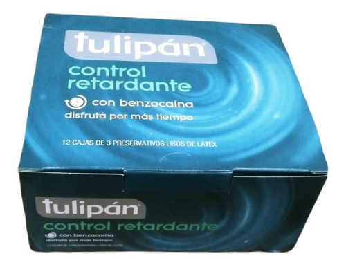 Tulipán Preservativos Control Retardante 12 Cajitas X 3
