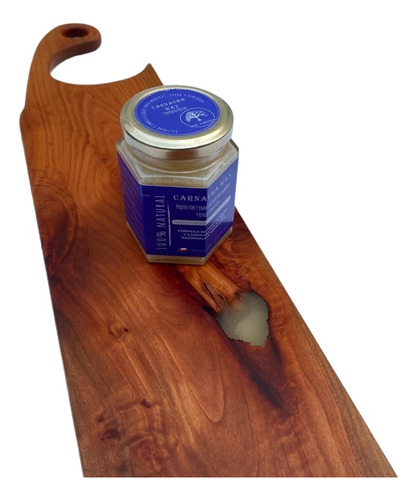 Cera De Carnauba Y Abejas, Sellador Para Maderas Y Cueros.
