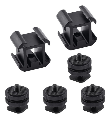 Adaptadores De Tornillo Hot Shoe De 1/4 Piezas Para Linterna