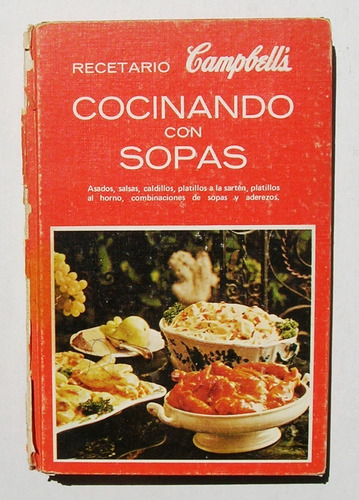 Cocinando Con Sopas Recetario Libro Mexicano 1973