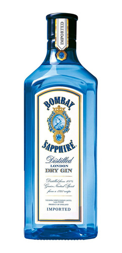 Imagem 1 de 5 de Gin Bombay Sapphire London Dry 750 Ml