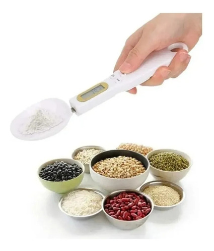 Imagen 2 de 3 de Balanza Cocina Gramera Cocina Pesa Gramera Cuchara 500 Grs
