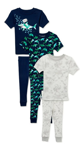 Pijamas Para Niños Del Algodon Original Importado Talla 5