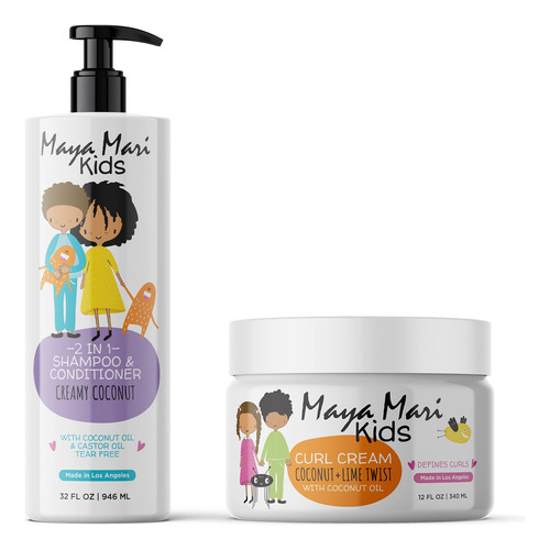 Maya Mari Kit Acondicionador De Rizos Para Nios: Incluye Cha