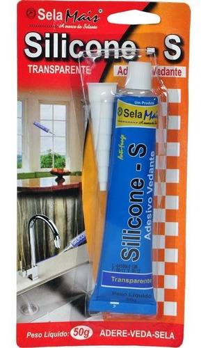 Silicone Acético Selamais Incolor 50 G