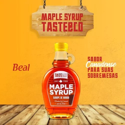 Calda de Maple/Maple Syrup/ Xarope de Bordo 250ml – Taste & Co.