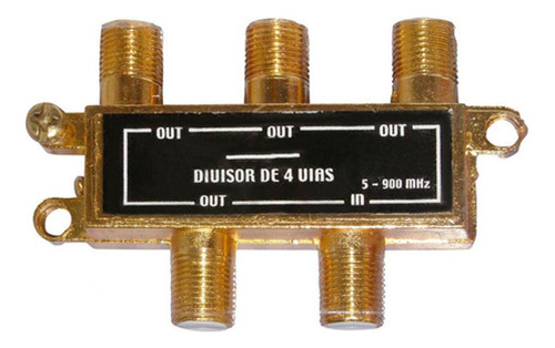 Divisor De Señal Macrotel Ctv/vcr 4 Vías 75 Ohms- Crazygames