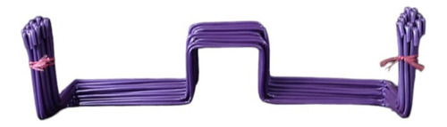 Gancho De Alambre Para Exhibir Playeras, Chamarras 12 Piezas Color Morado