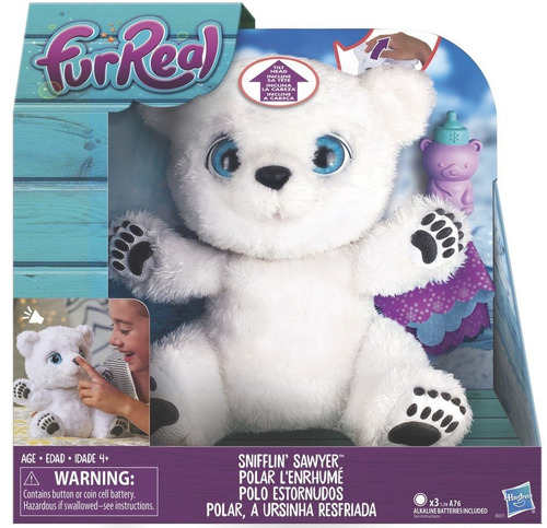 Furreal Polar A Ursinha Resfriada Urso Espirra Hasbro