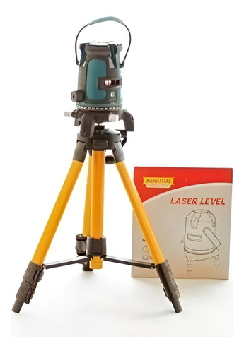 Nivel Laser 5 Líneas Verde Kit Profesional + Trípode Base