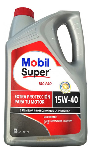 Garrafa De Aceite Mobil Súper Multigrado Mineral 15w-40