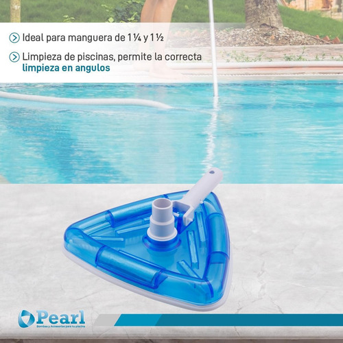 Imagen 3 de 9 de Barrefondo Triangular Pearl 7 Cepillos Interior