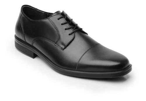 Zapato Derby Flexi Para Hombre Estilo 407801 Negro