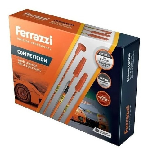 Imagen 3 de 6 de Kit Cables Y Bujías Cobre Ferrazzi Corsa 1.4 1.6 1.8 8v