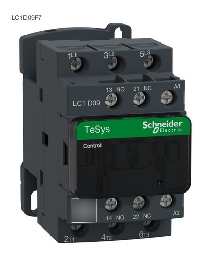 Contactor  Tesys 9amp 110vac  Lc1d09f7 Schneider Electric