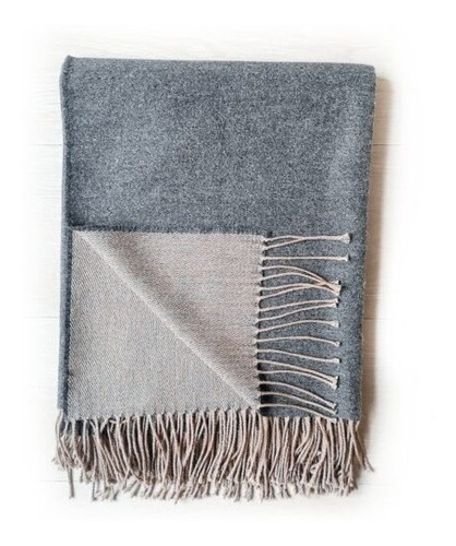 Manta De Alpaca Color Gris