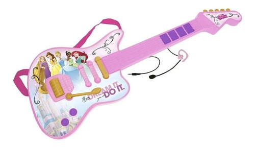 Guitarra Electrica De Princesas Microfono Disney Reig 5296 