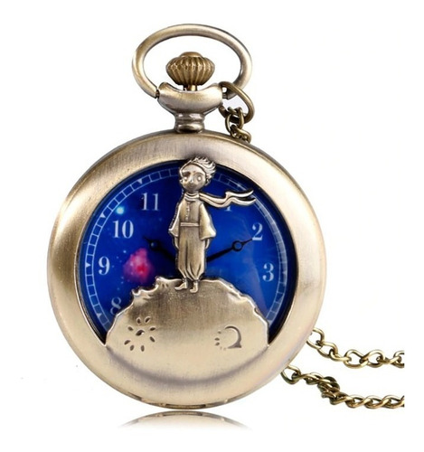 Relógio De Bolso Pequeno Príncipe Antoine De Saint-exupéry