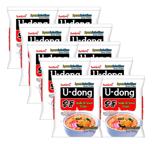 Sopa Instantanea Samyang Udon sabor Mariscos 10pz