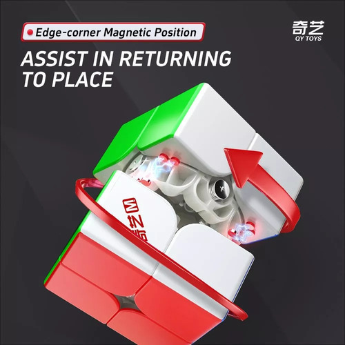 Versión Magic Cube 2x2 Magnetic Qiyi M Pro Con Núcleo Magnét