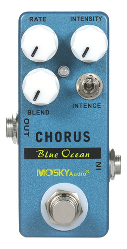 Pedal De Efeitos. Efeito Chorus Guitar Ocean Bypass Rate