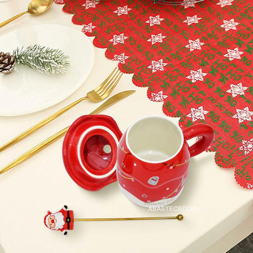 Taza De Café De Cerámica Festiva, Taza De Árbol De Navidad